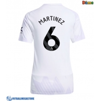 Fotballdrakt Dame Manchester United Lisandro Martinez #6 Bortedrakt 2025-26 Kortermet